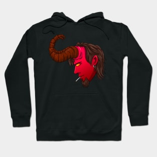 Smoking demon Hoodie